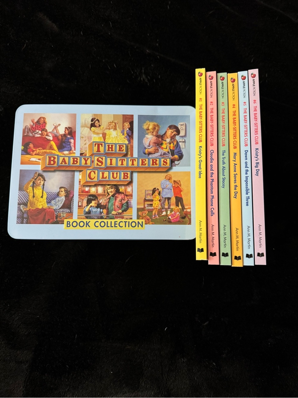 The Baby-Sitters Club Book Collection 6 Books + Collectible Tin Ann M. Martin